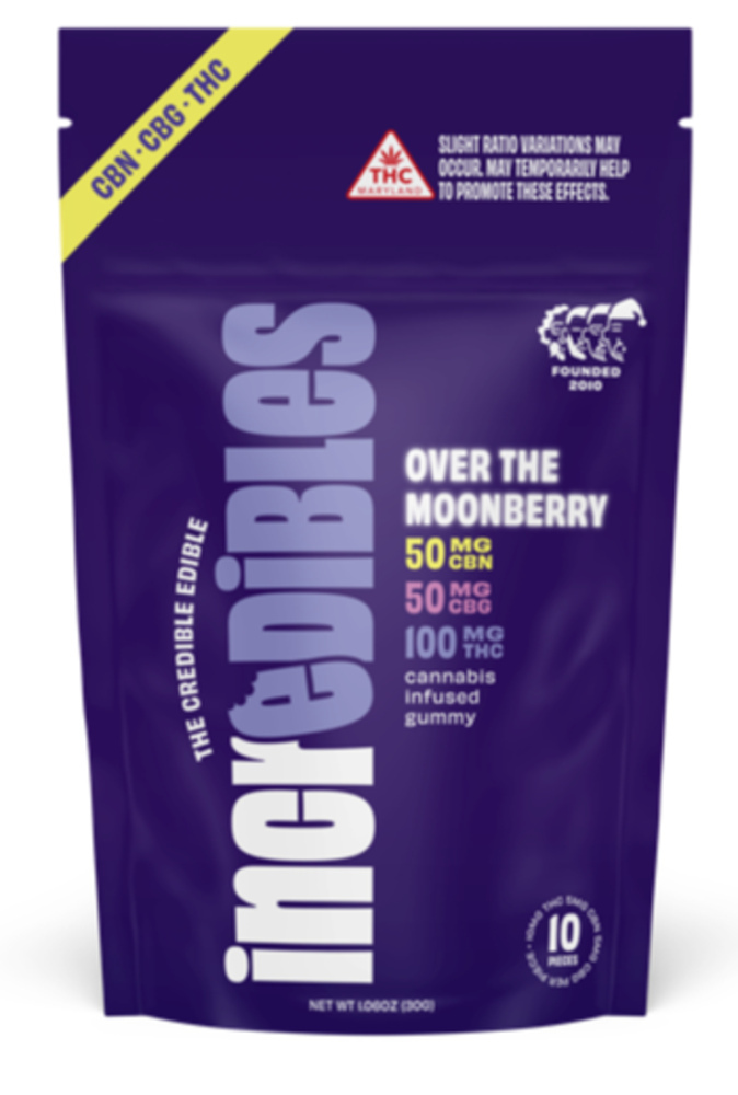 【CBN Cookie】CBN CBD CBG CRD CBP CNP Shop 2:1:1 Snoozzzierberry + CBN + CBG [10pk] (100mg THC/50mg CBN