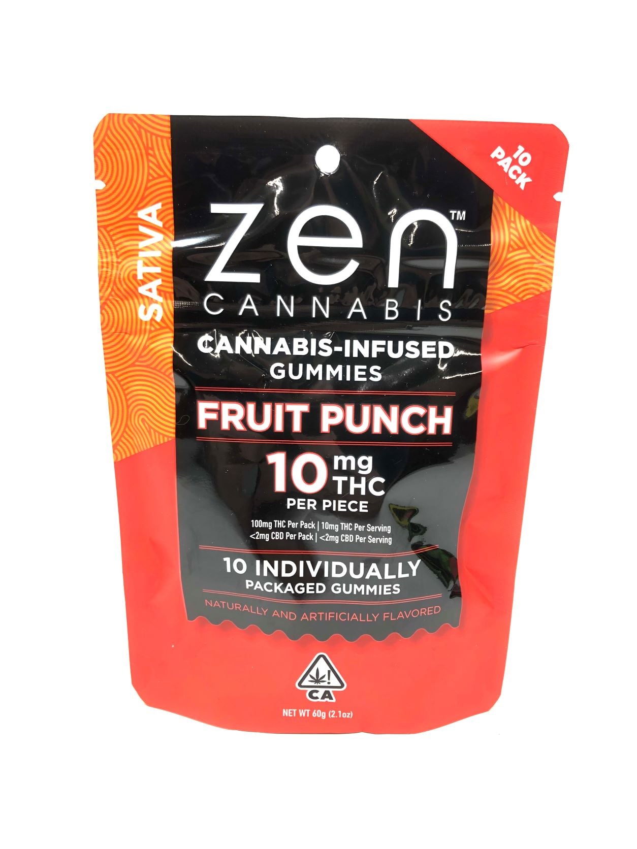 Fruit Punch - Sativa [10pk] (100mg)