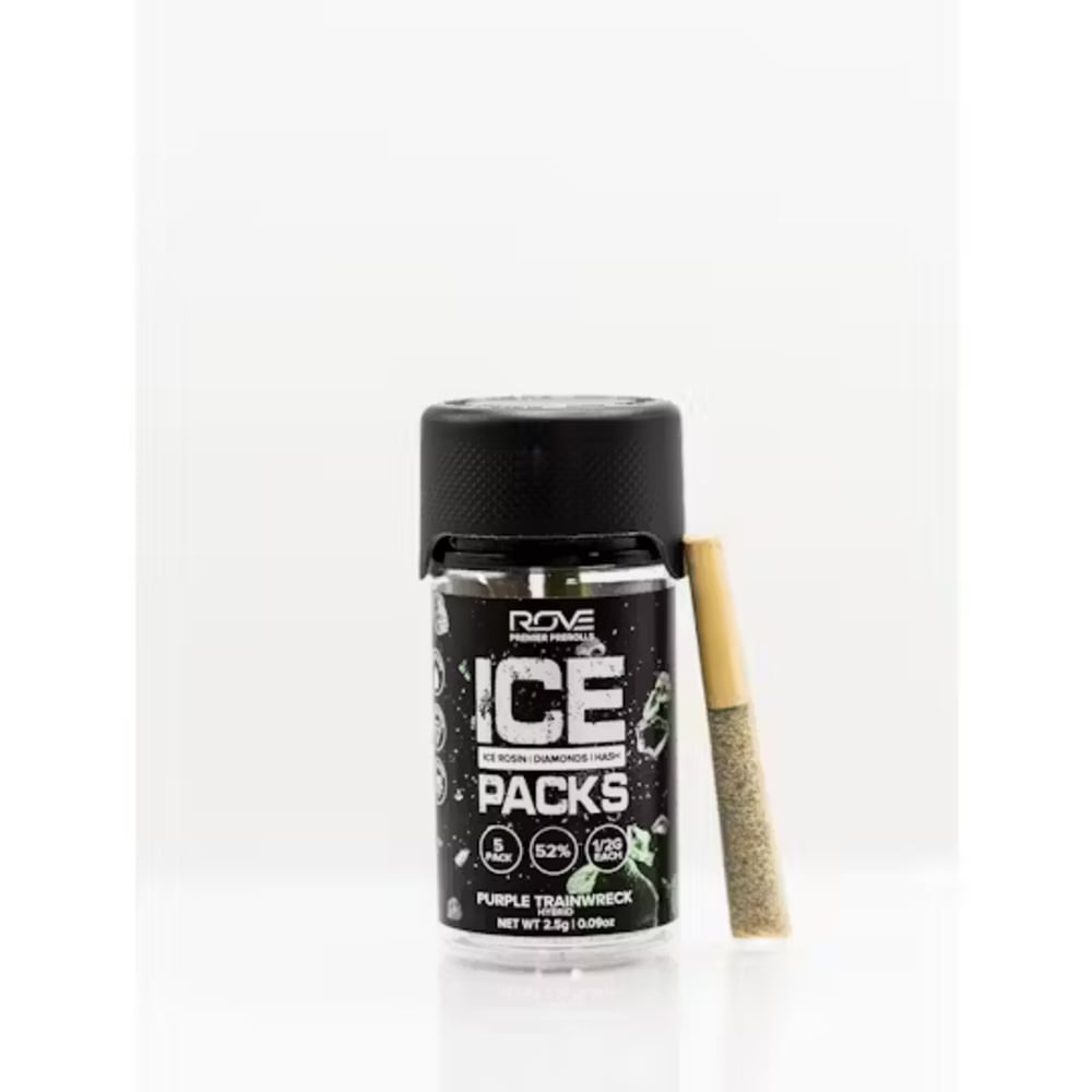 Purple Trainwreck- Infused Ice Packs (Rosin, Hash, and Diamonds) [5x 0.5g]