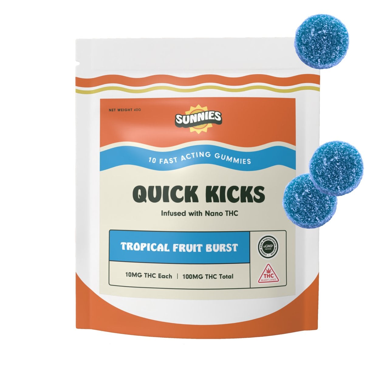 Tropical Fruit Burst [10pk] (100mg)