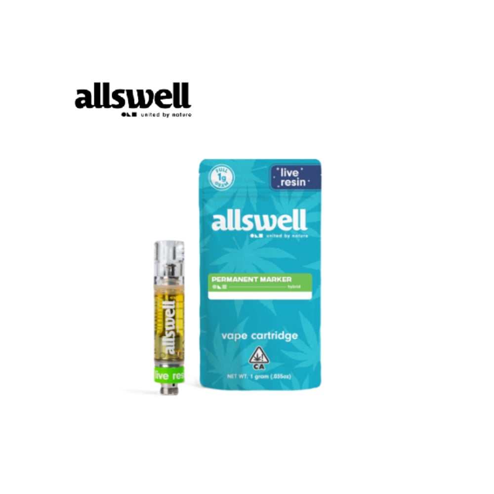 PERMANENT MARKER 1G LIVE RESIN CARTRIDGE