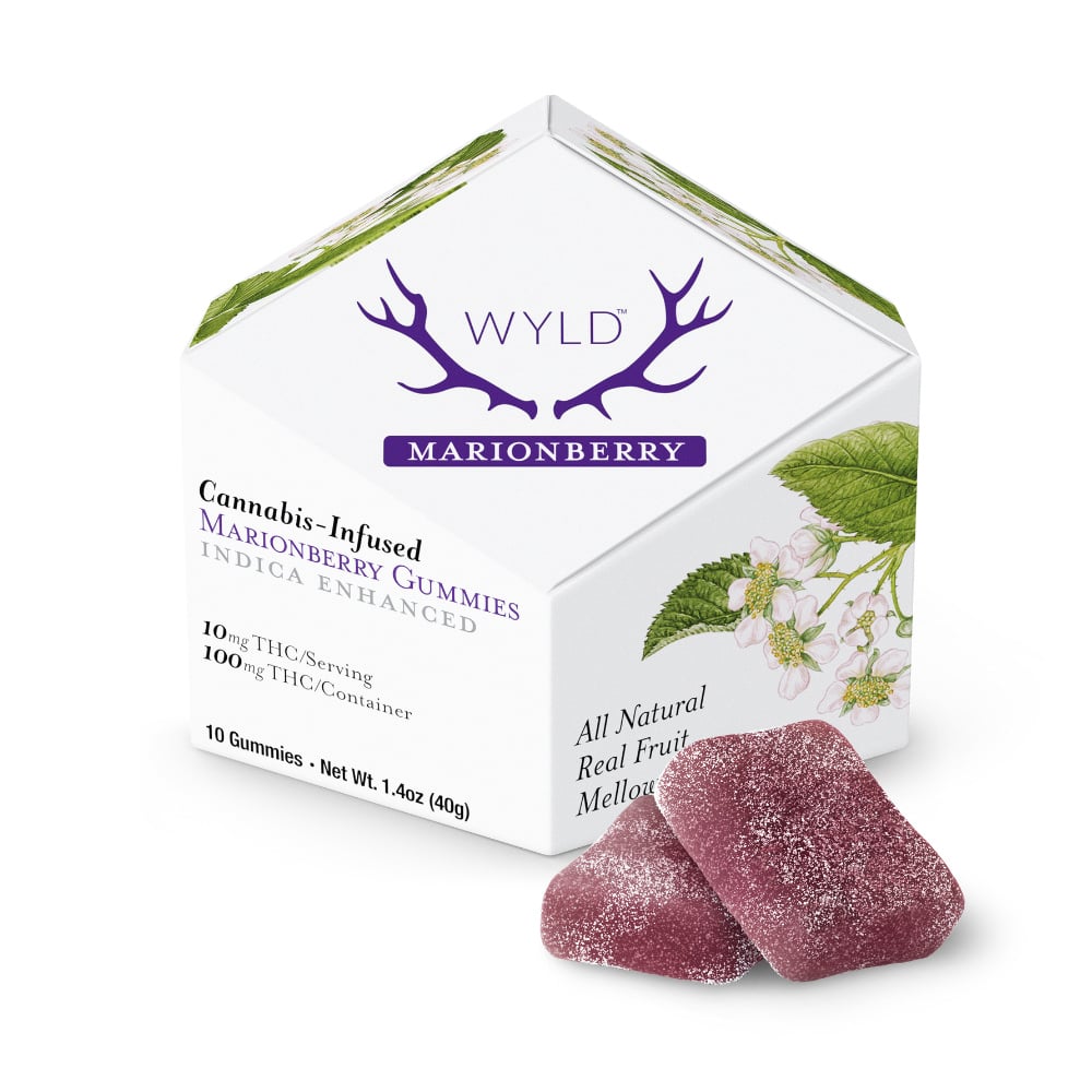 Marionberry Indica Enhanced Gummies | 100mg THC