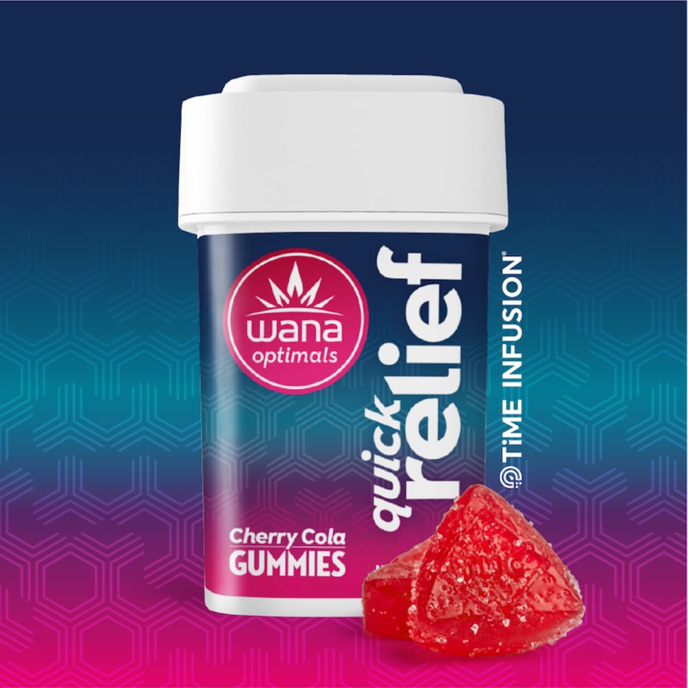 Wana - Quick Relief Cherry Cola Gummies (100mg 20pk) Wana - Quick Relief Cherry Cola Gummies (100mg 20pk)