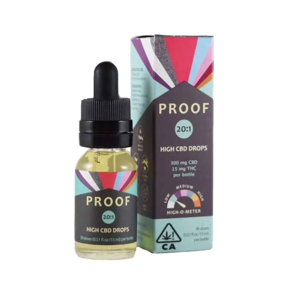Proof 20:1 High CBD Drops (15ml)