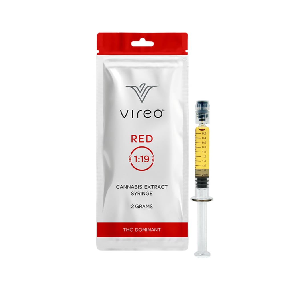 Red Distillate Vaporization Syringe [2g]
