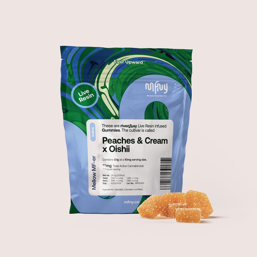 Peaches & Cream x Oishii [10pk] (100mg)