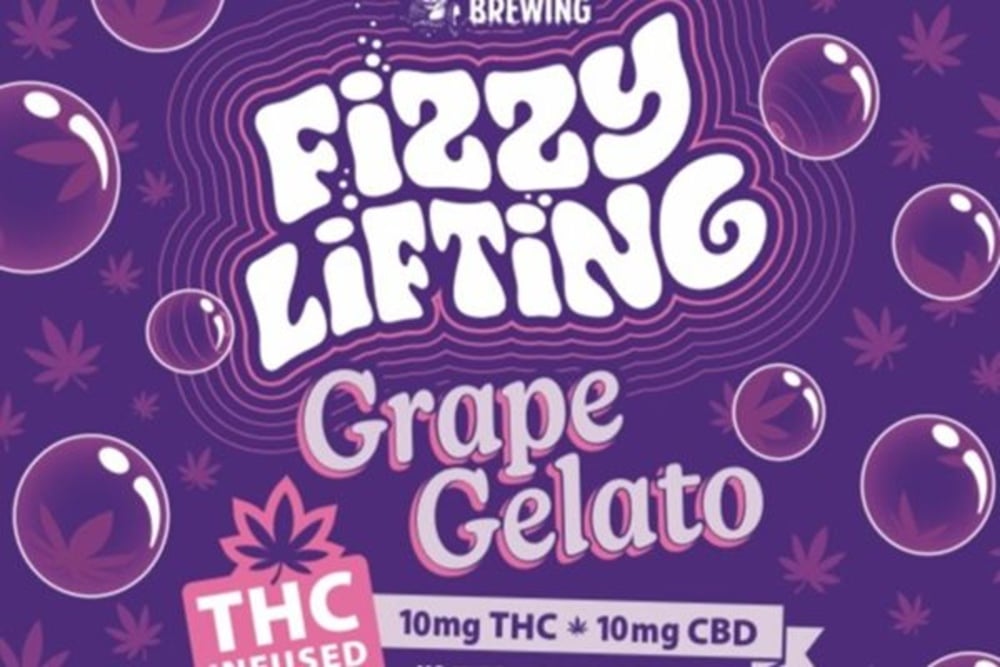 Fizzy Lifting - Hemp Derived - Grape Gelato 10mg THC 10mg CBD