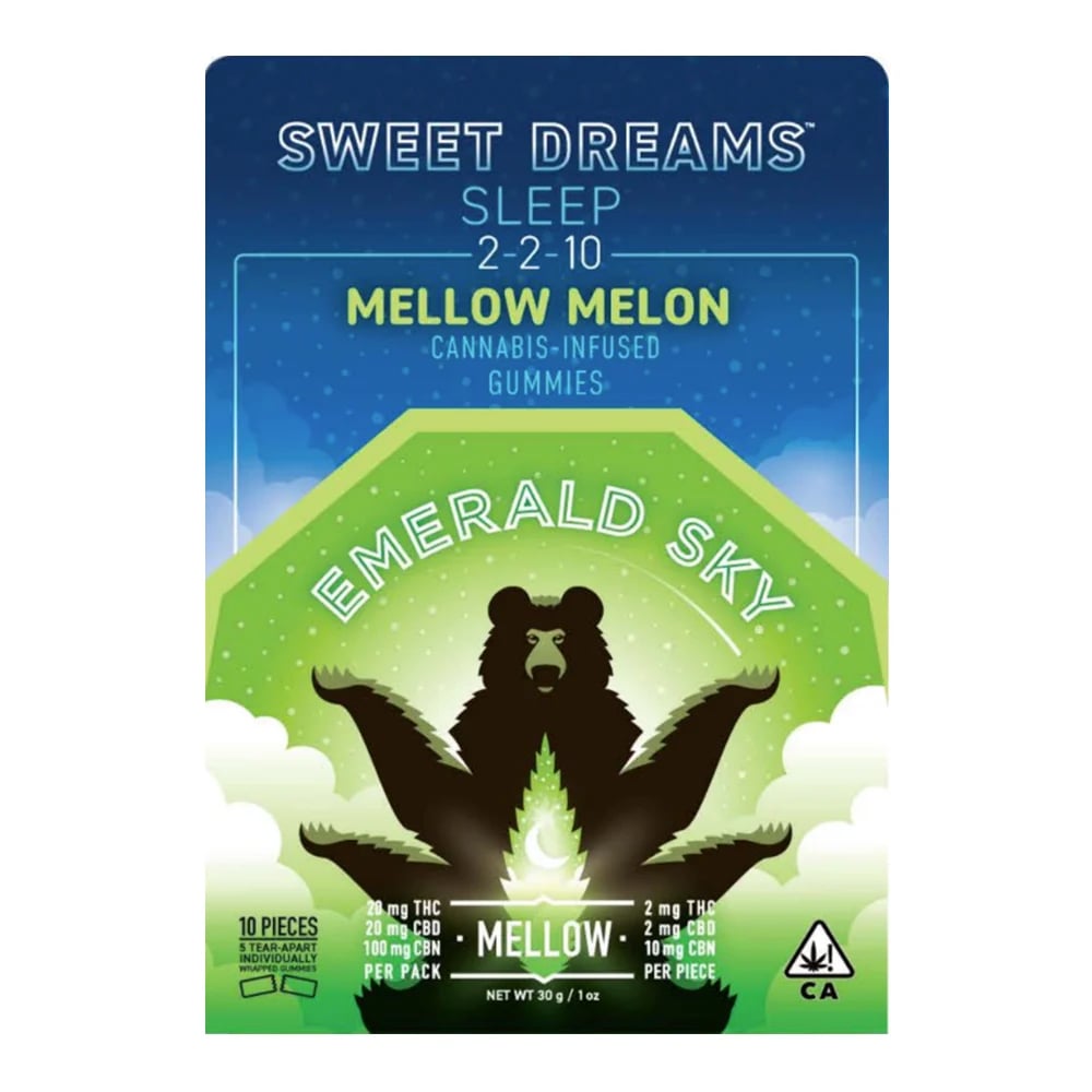Sweet Dreams Mellow Melon [5pk] (20mg THC/20mg CBD/100mg CBN)