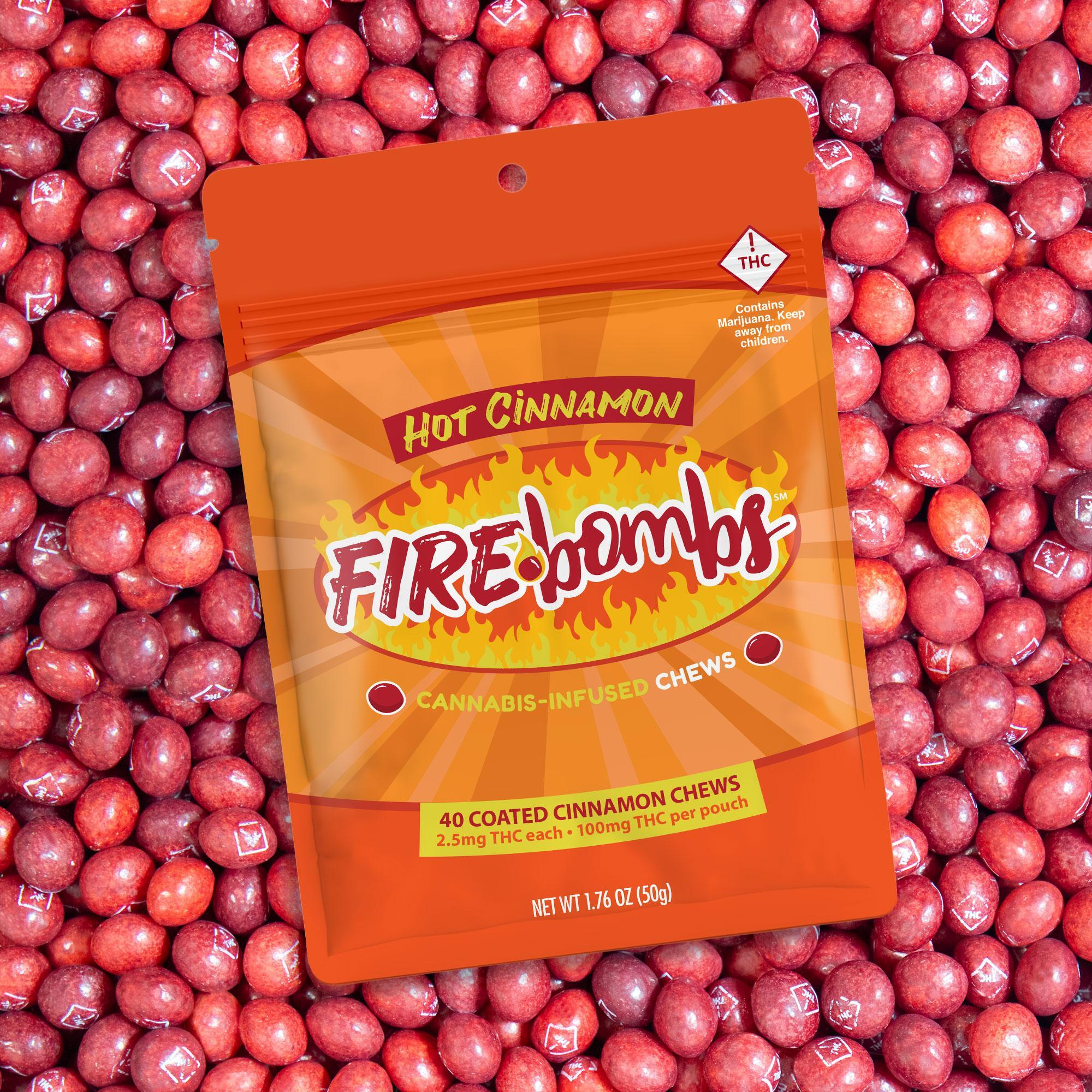 Fire Bombs Hot Cinnamon - 10mg THC (4pk / 2.5mg THC ea)