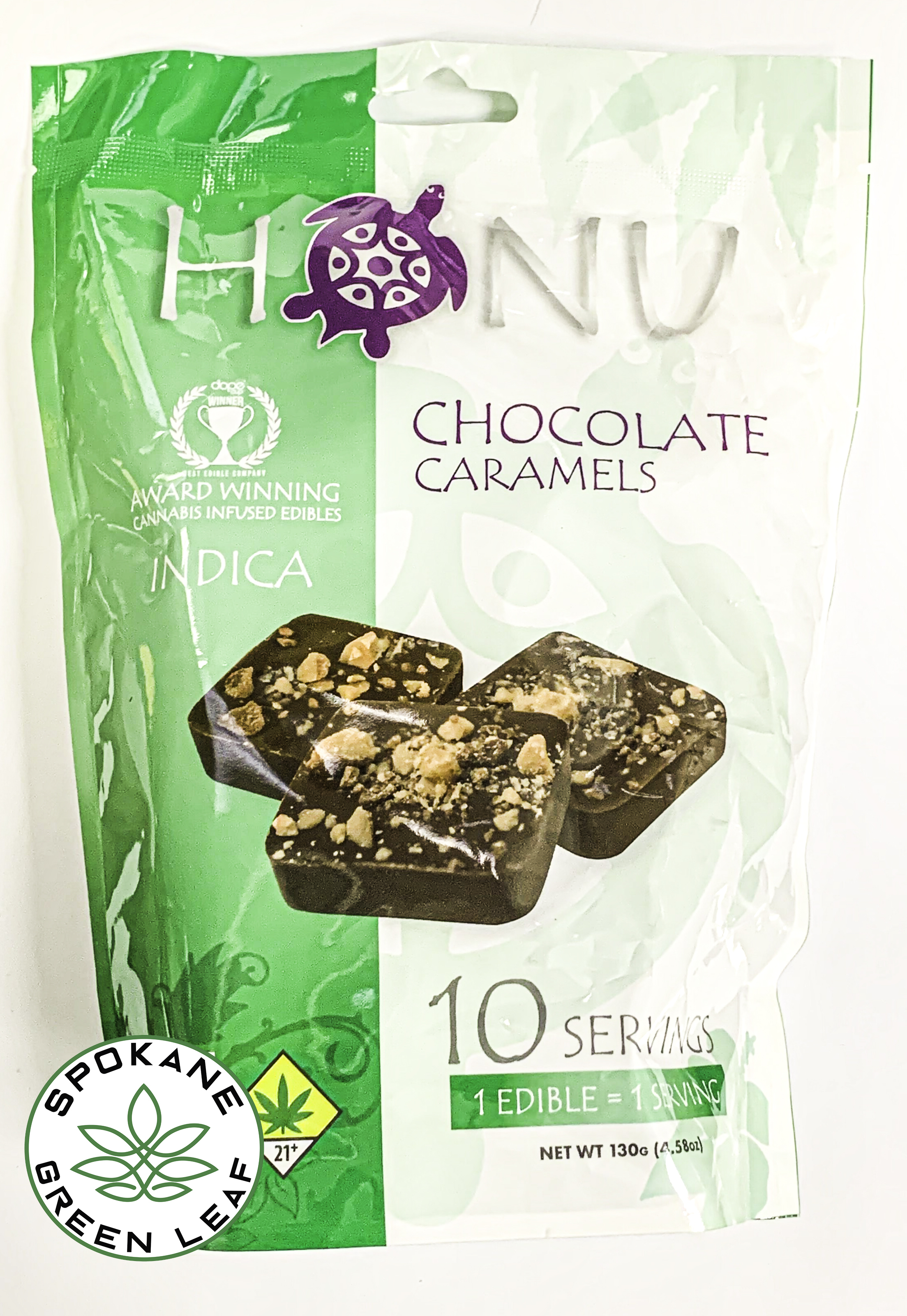 Chocolate Caramels - Indica [10pk] (100mg)
