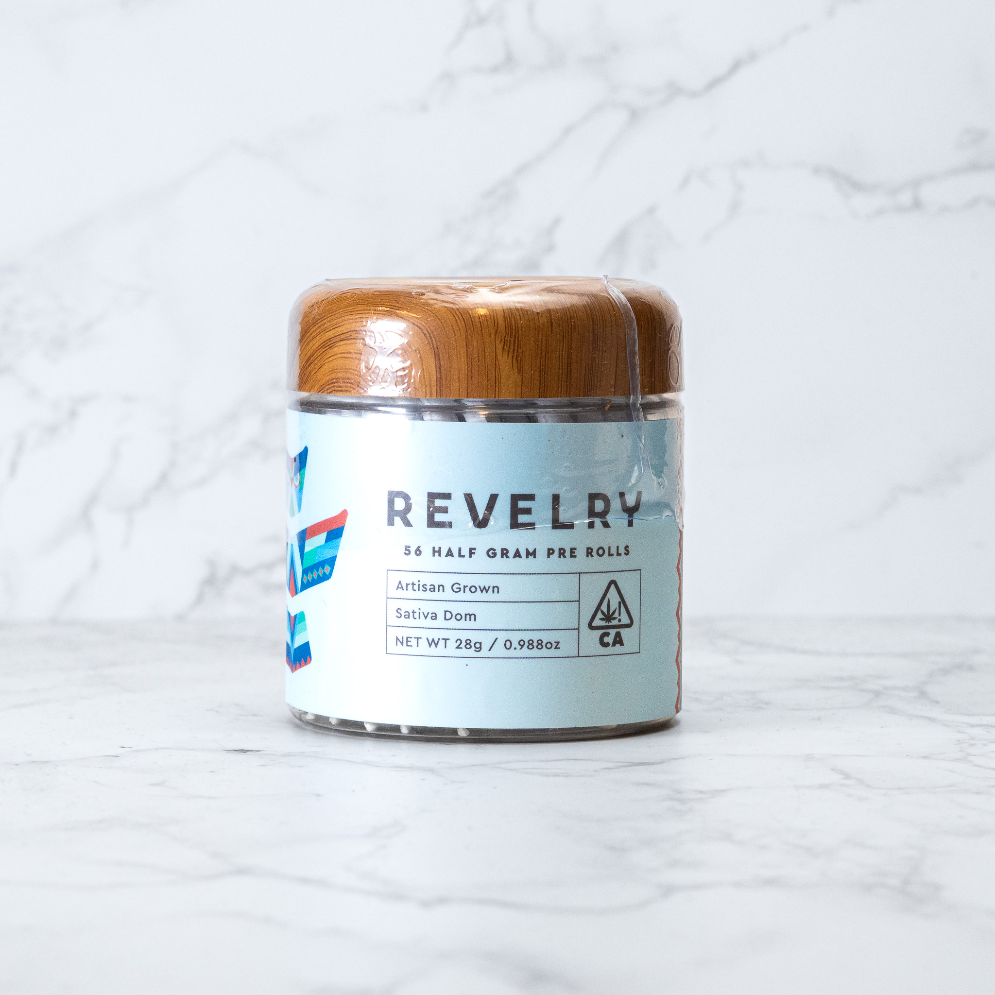 REVELRY - LOST COAST HAZE - PREROLL - SATIVA - (56PK) - [28G]