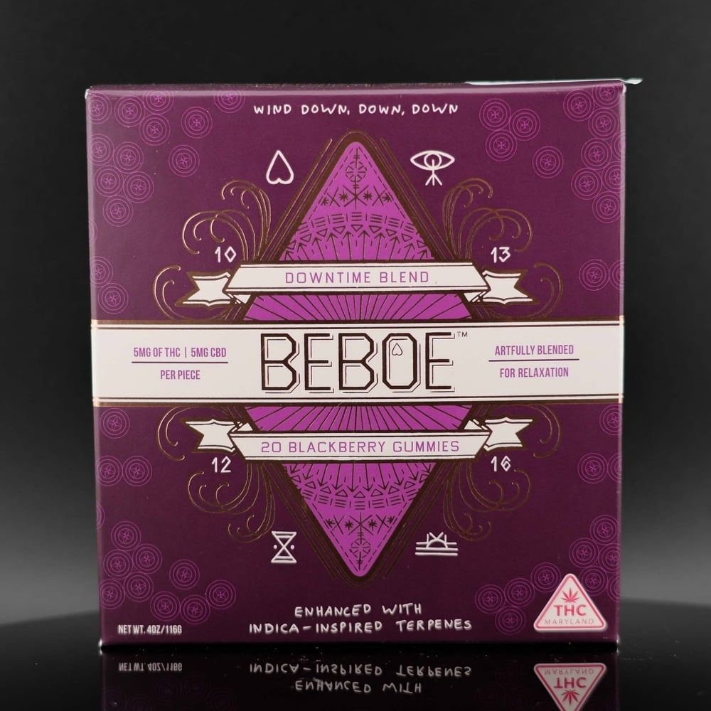 Shop 1:1 Downtime Blackberry [20pk] (100mg CBD/100mg THC) | Peake