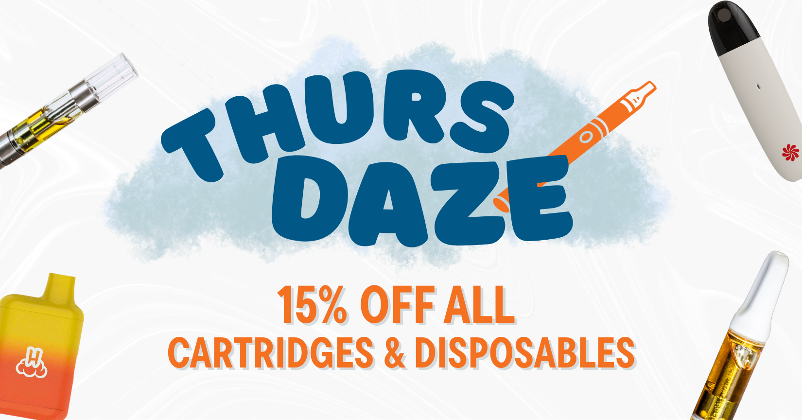 15% Off All Vapes & Dispoosables special