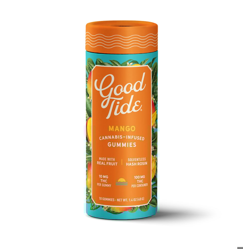 Mango Single-Strain Hash Rosin Gummies | Mellow | 100mg