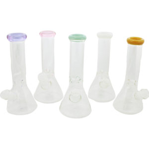 8" Color Lip Beaker Bong 8" Color Lip Beaker Bong