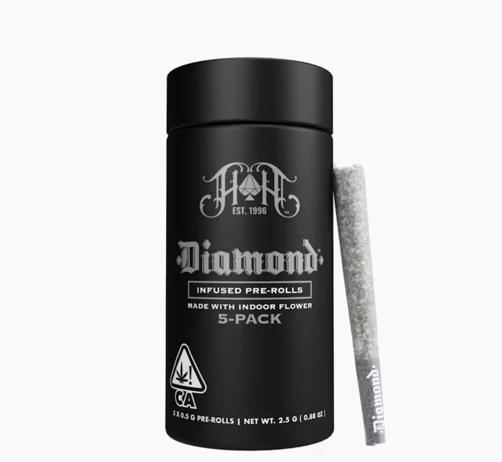 Blue Samurai #17 | Indica - Diamond THCA-Infused Pre-Rolls - 2.5G 5-Pack