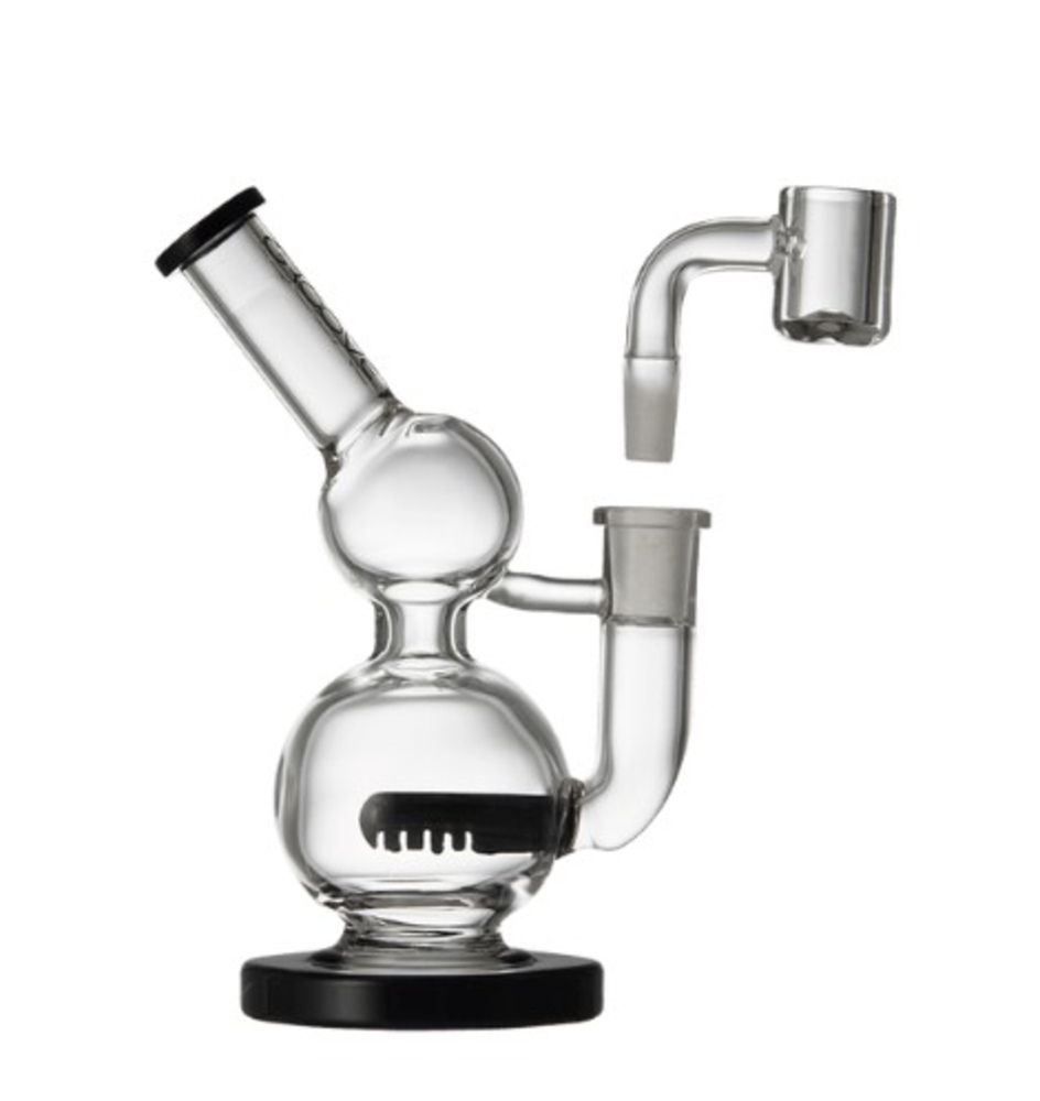 Micro Round Glass Rig - Black