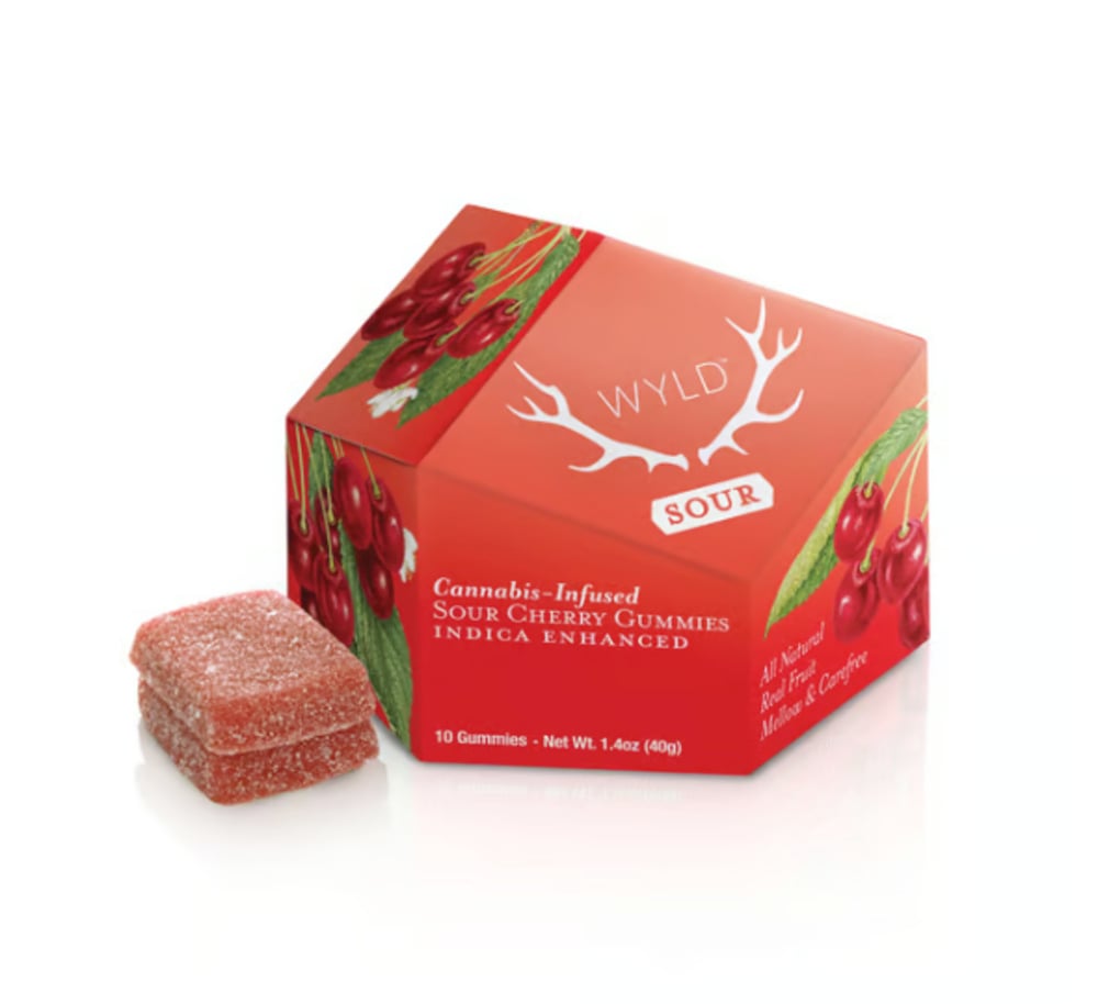 Sour Cherry Indica Enhanced Gummies | 100mg