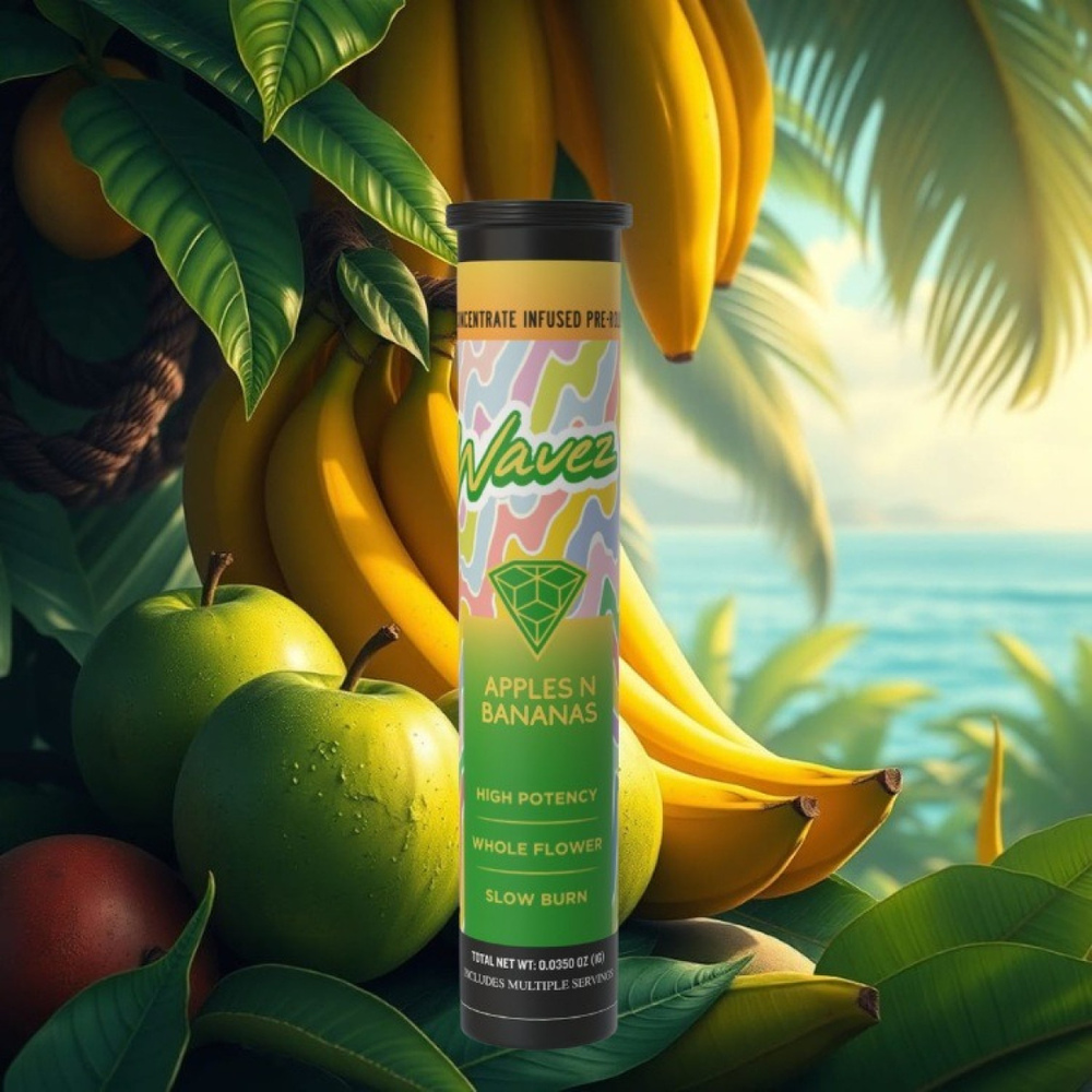 Wavez - Apples N Bananas Infused Pre-Roll (1g)