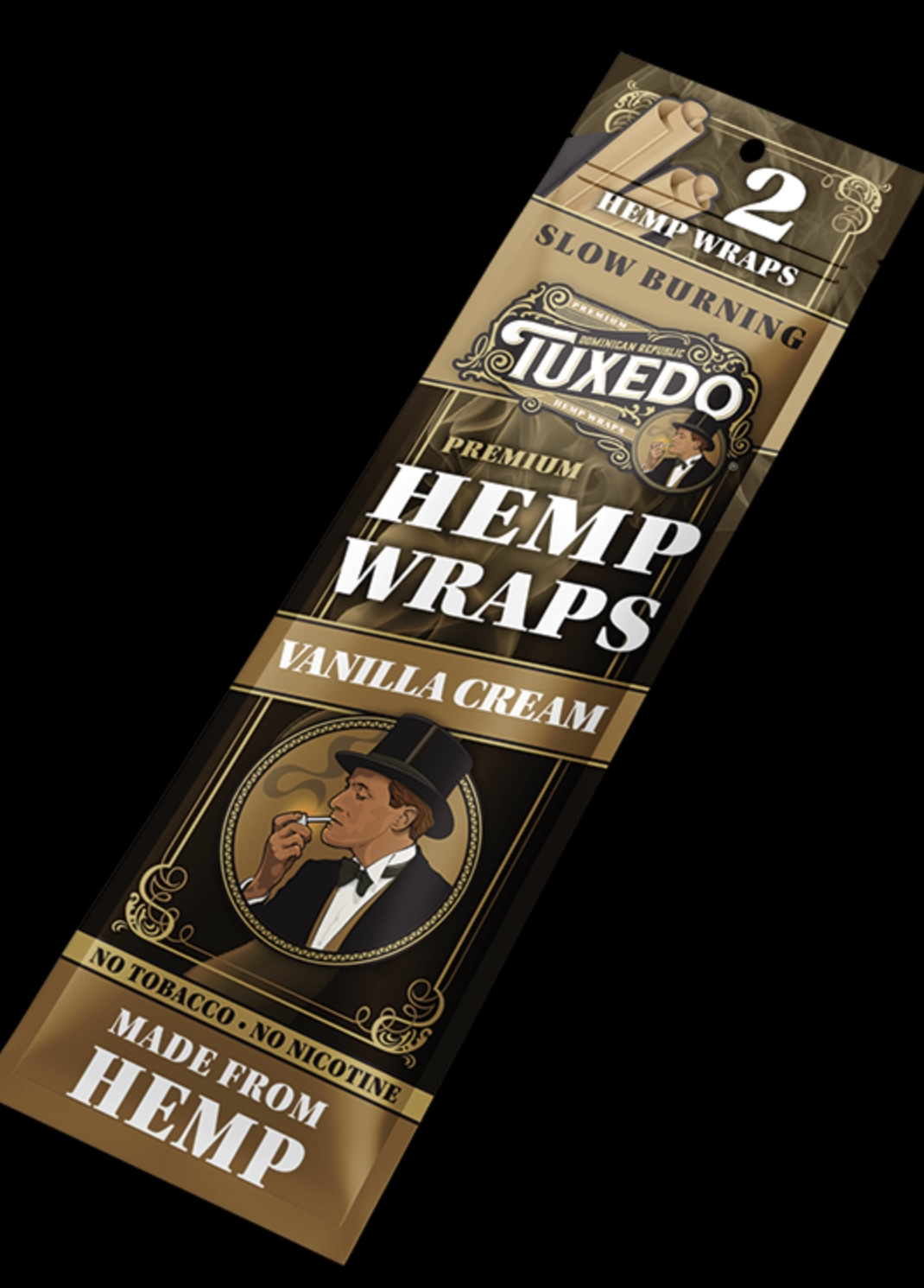 Tuxedo Hemp Wraps - Mango [2pk]