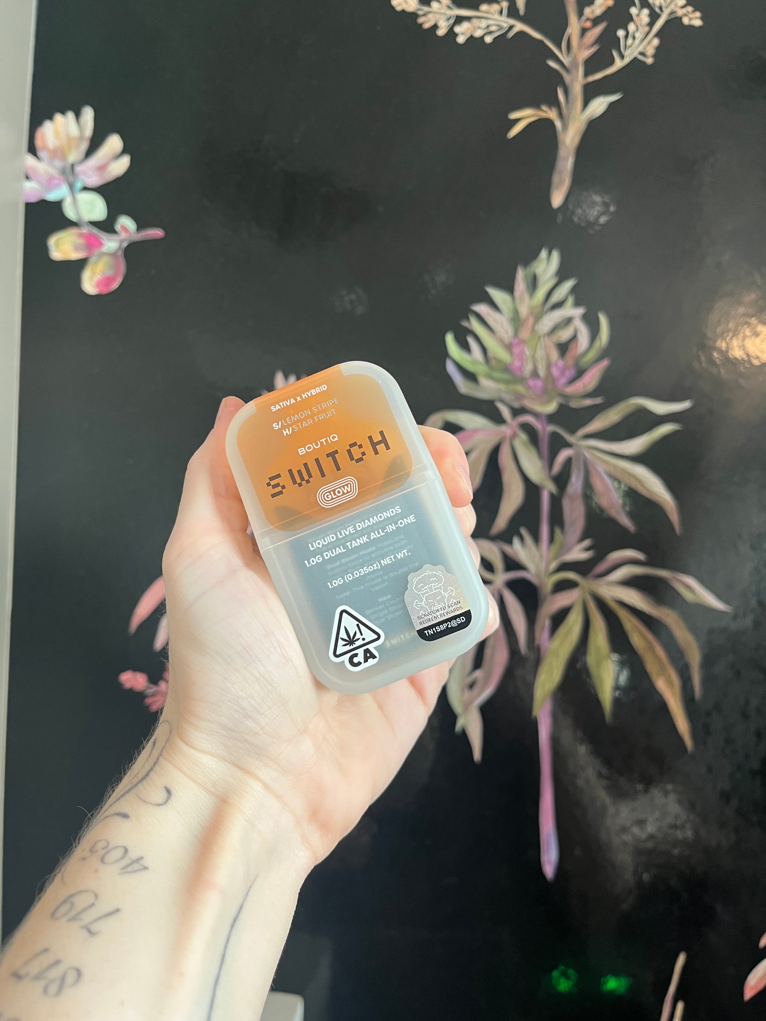 Shop Lemon Stripe x Star Fruit [1g] (AIO) | Velvet Cannabis