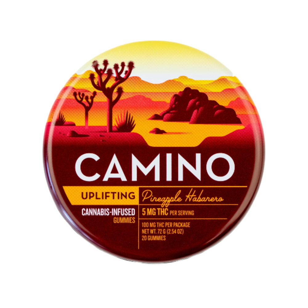 5mg Camino 'Uplifting' Pineapple Habanero Gummies 100mg THC total