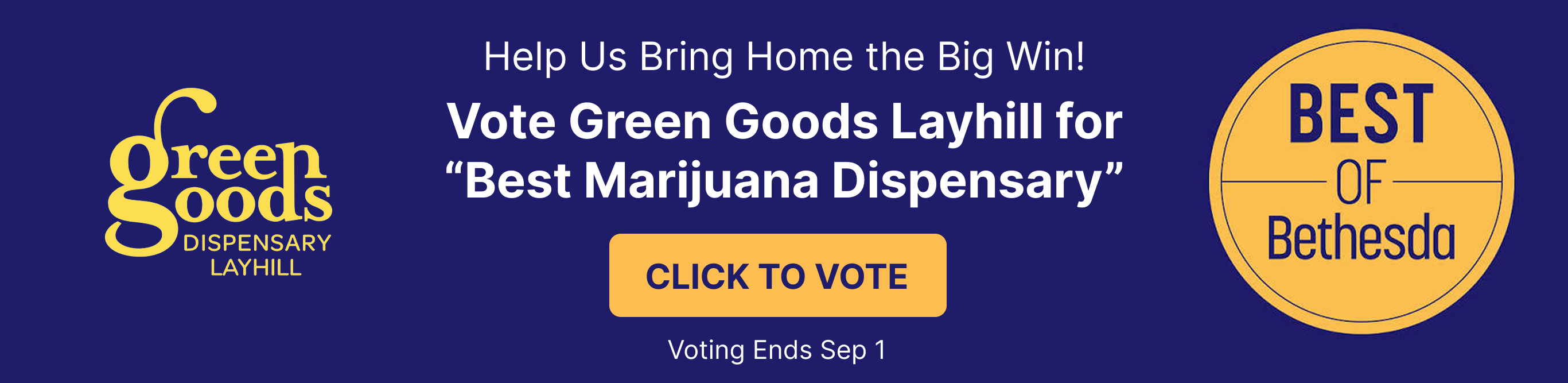 Green Goods - Layhill (AU) Marketing Banner