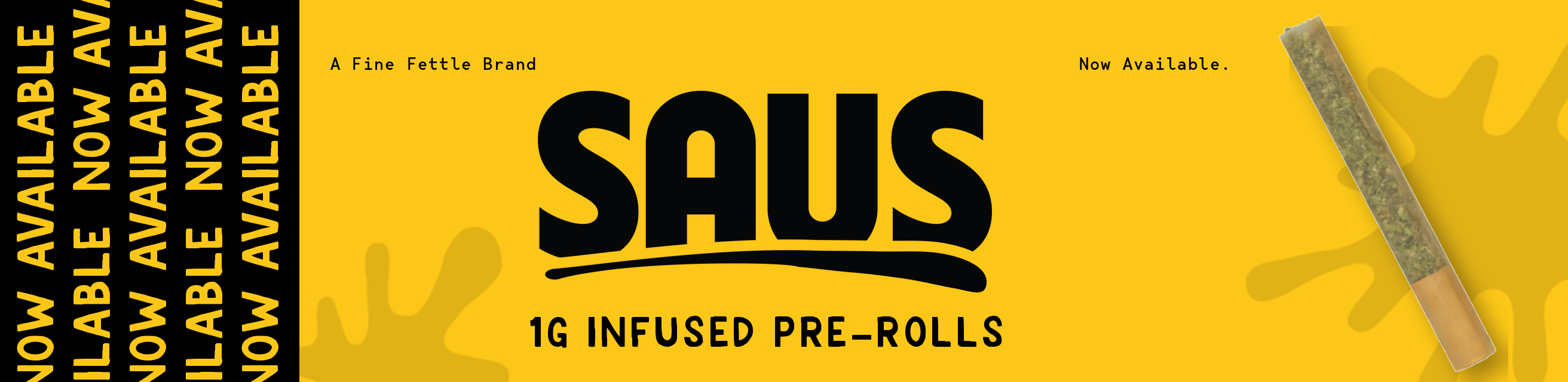 SAUS Infused Pre-Rolls by Fine Fettle