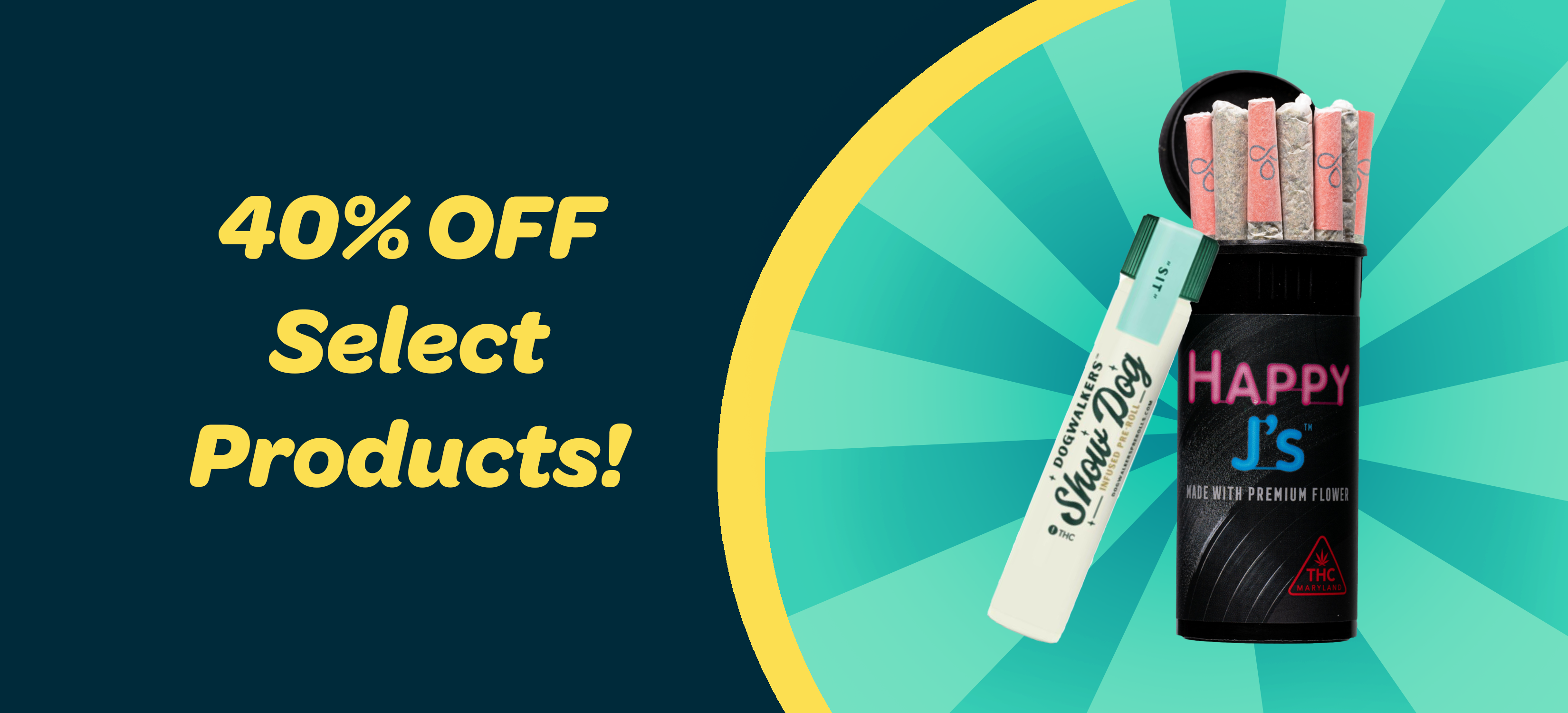 40% OFF SELECT PRODUCTS special