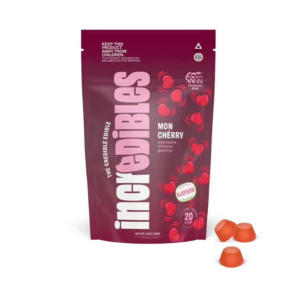 Incredibles - Mon Cherry Gummies (100mg 20pk)