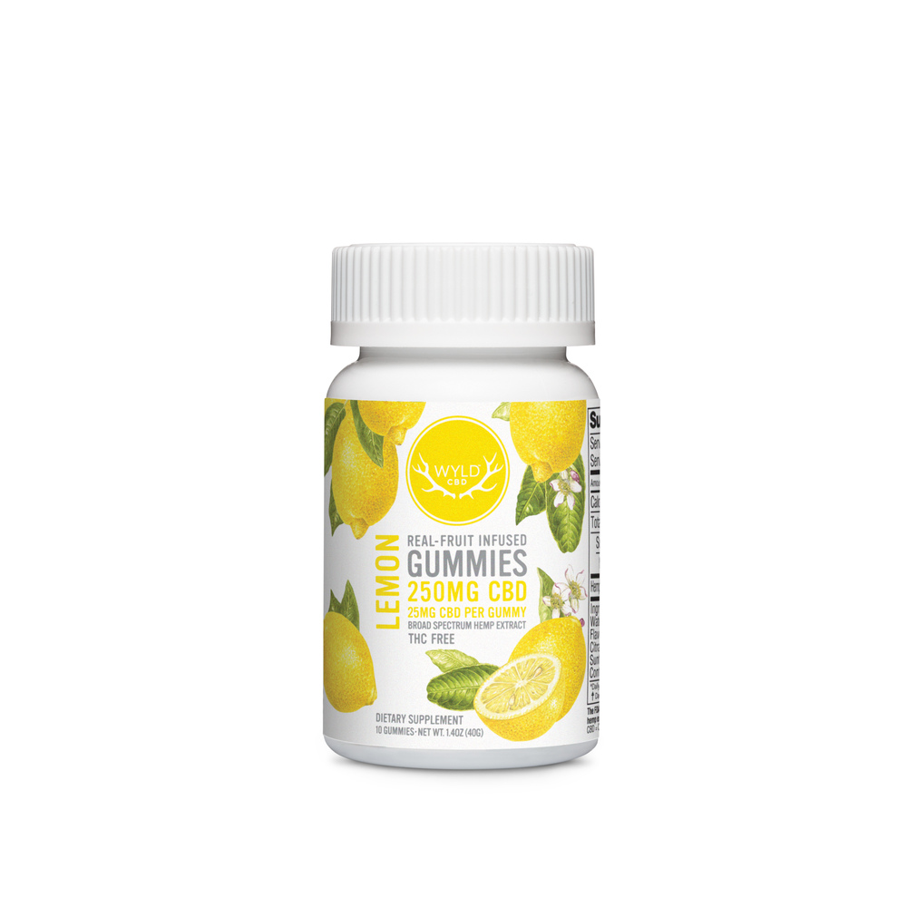 250mg Lemon CBD Gummies (10-pack)