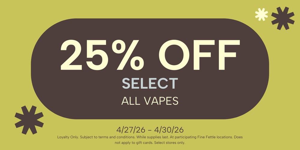 Select Vapes | 25% Off special