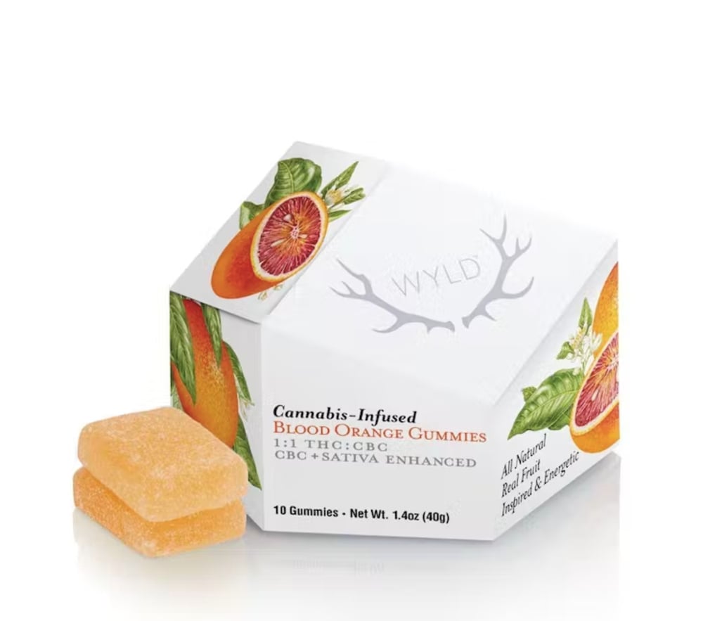 Blood Orange 1:1 CBC + Sativa Enhanced Gummies | 100mg THC:100mg CBC