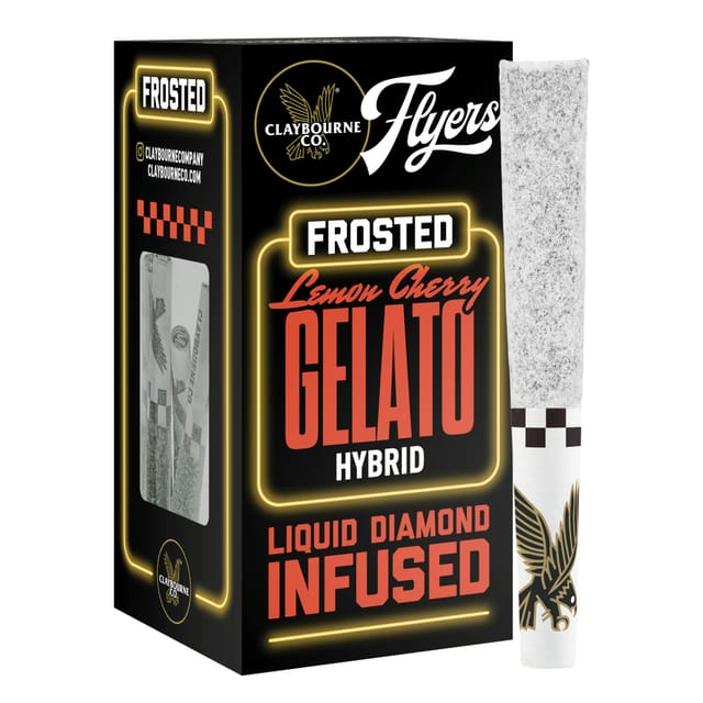 Lemon Cherry Gelato (2.5g) - Diamond Frosted Flyers Pre-Rolls
