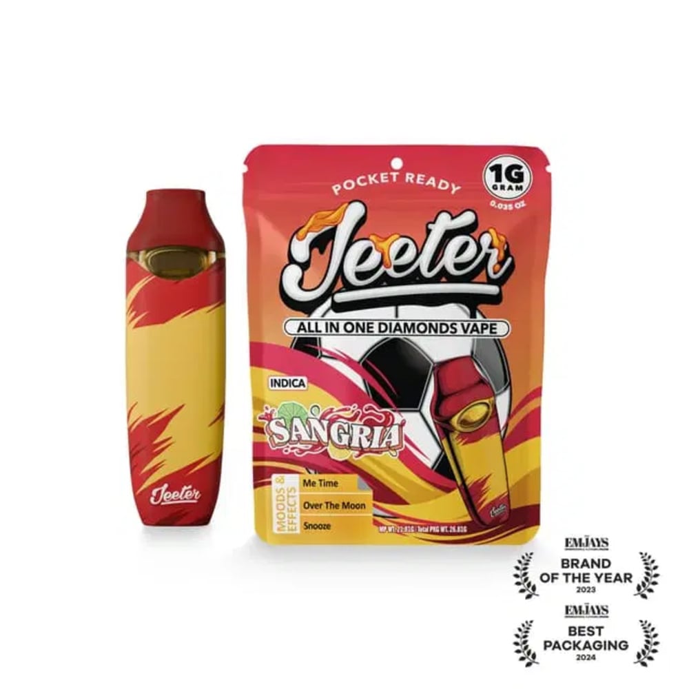 Jeeter WC - Limited Edition - Sangria - AIO Liquid Diamond Disposable - Indica - 1g