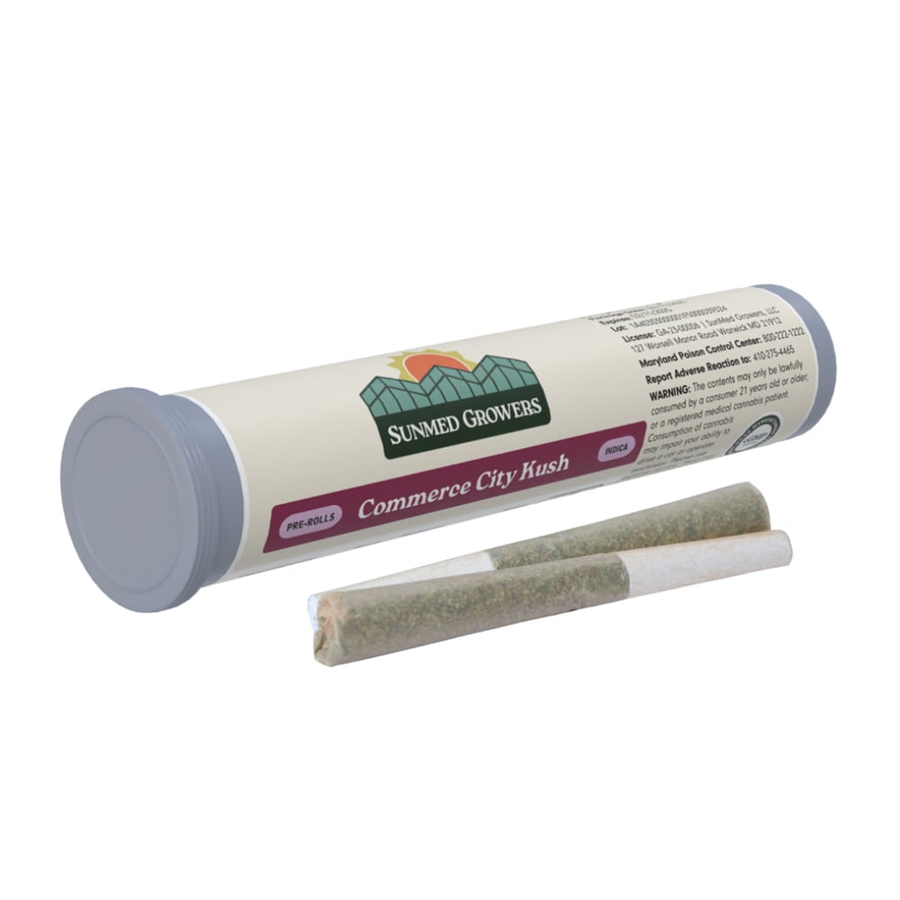 Commerce City Kush Pre-Roll 0.5g 2-Pack Commerce City Kush Pre-Roll 0.5g 2-Pack