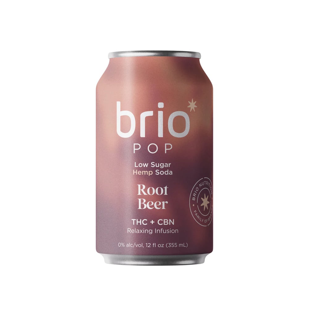 Brio POP - Root Beer THC+CBN 10mg Brio POP - Root Beer THC+CBN 10mg