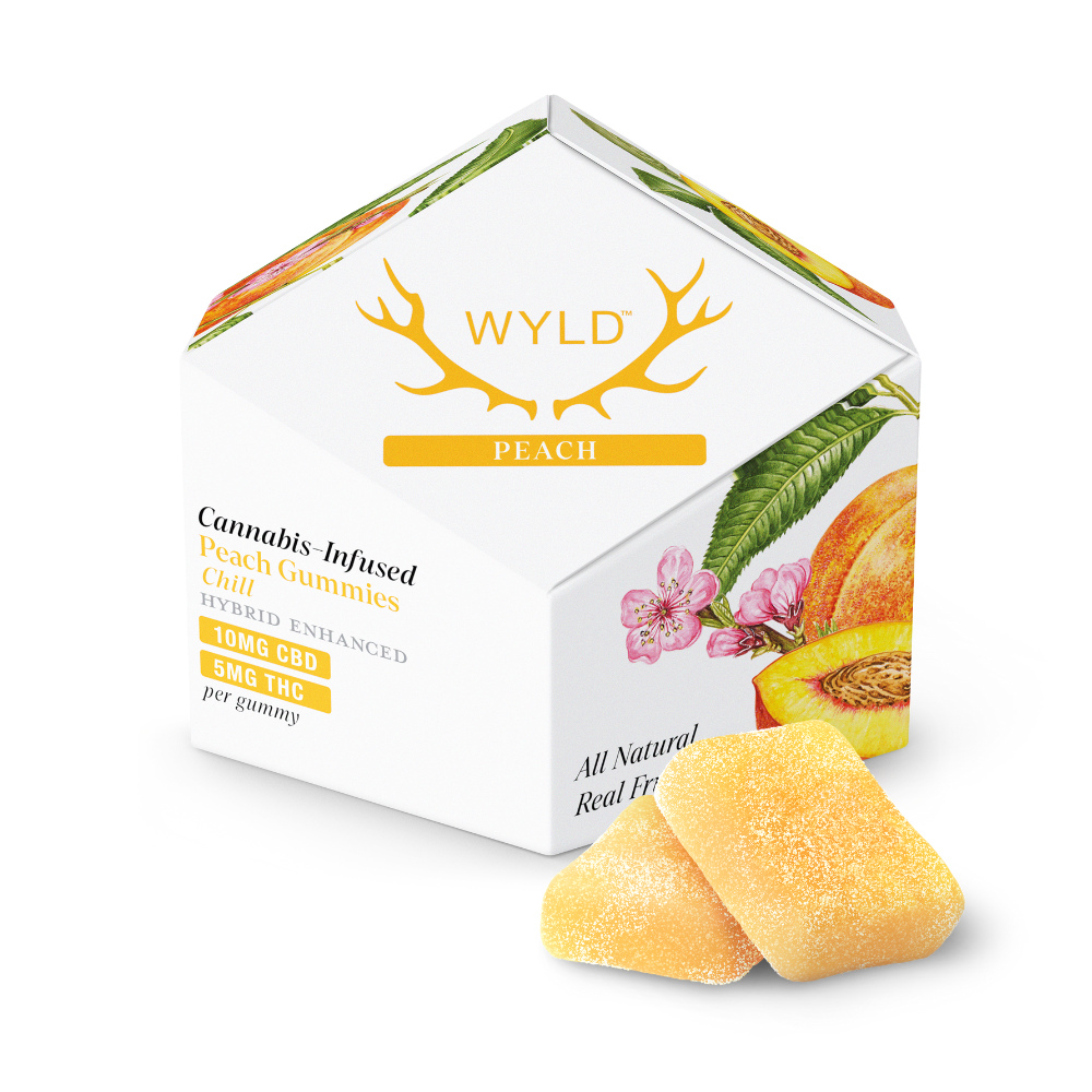 Peach 2:1 CBD + Hybrid Enhanced Gummies | 100:50mg