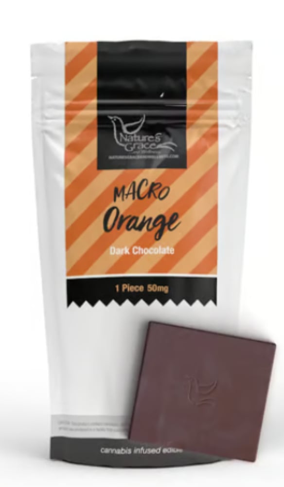 NGW -- MACRO Orange -- Square -- 50mg