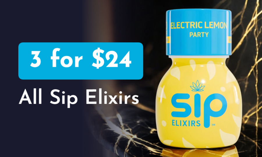3 for $24: All SIP 100mg Drinks special