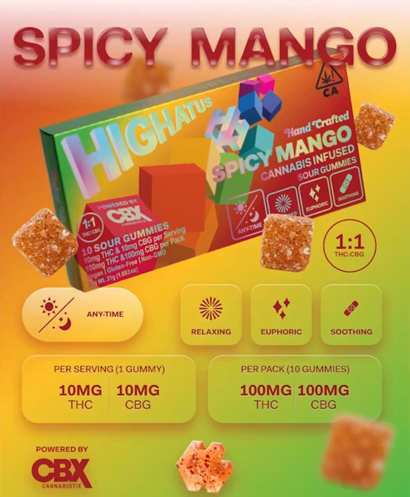 CBG  Spicy Mango [10pk] (100mg)