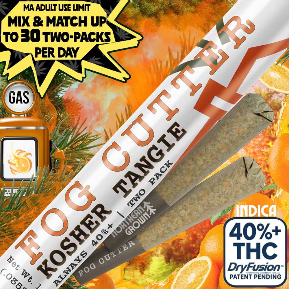 Fog Cutter - Kosher Tangie Infused Hydro Pre-Roll 0.5g 2pk (1g) product photo