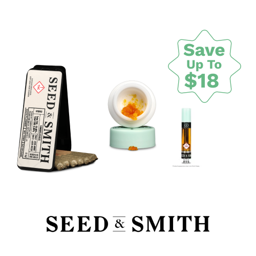 May: BOGO 50% off Seed&Smith Cartridges special