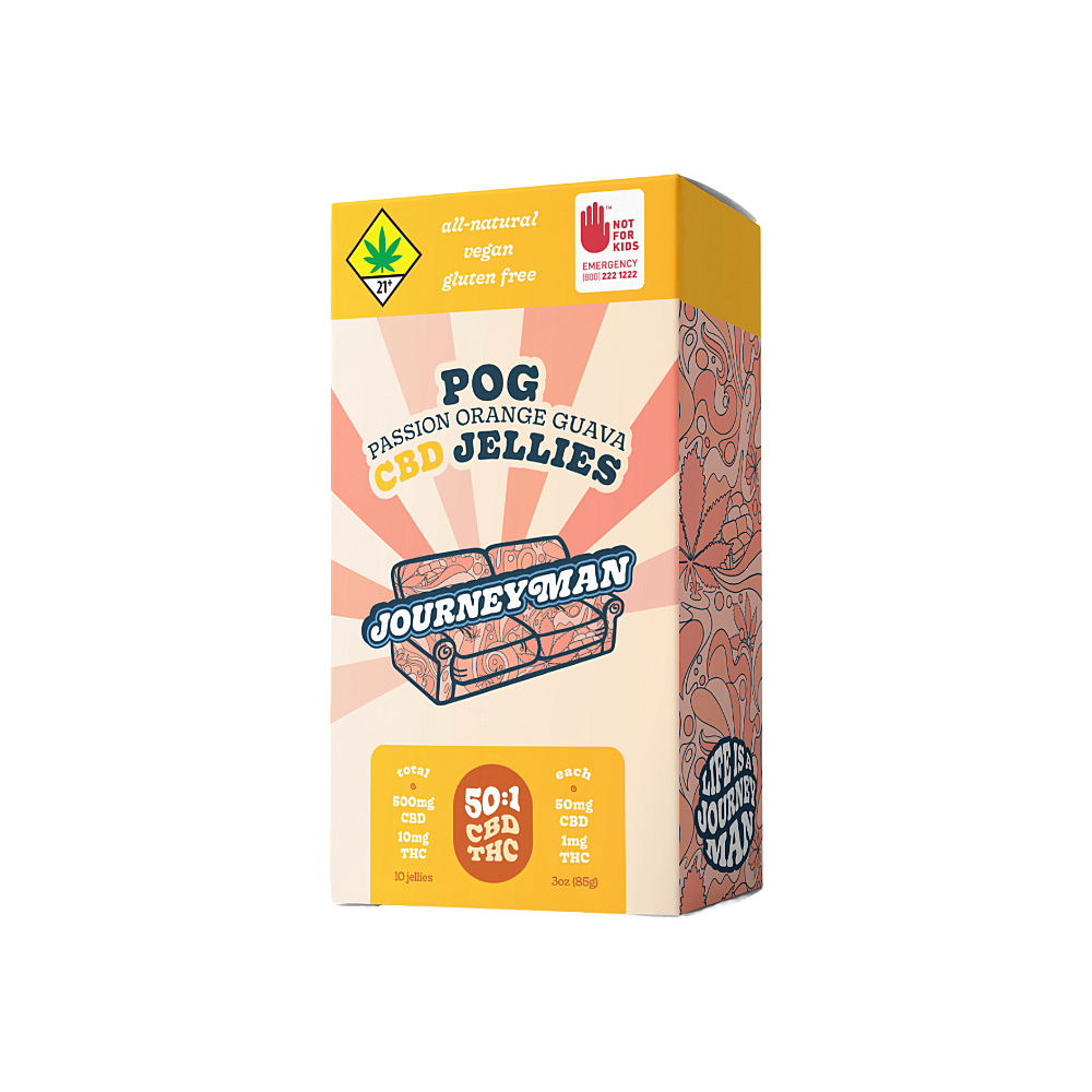 50:1 POG Jellies [10pk] (500mg CBD/10mg THC)