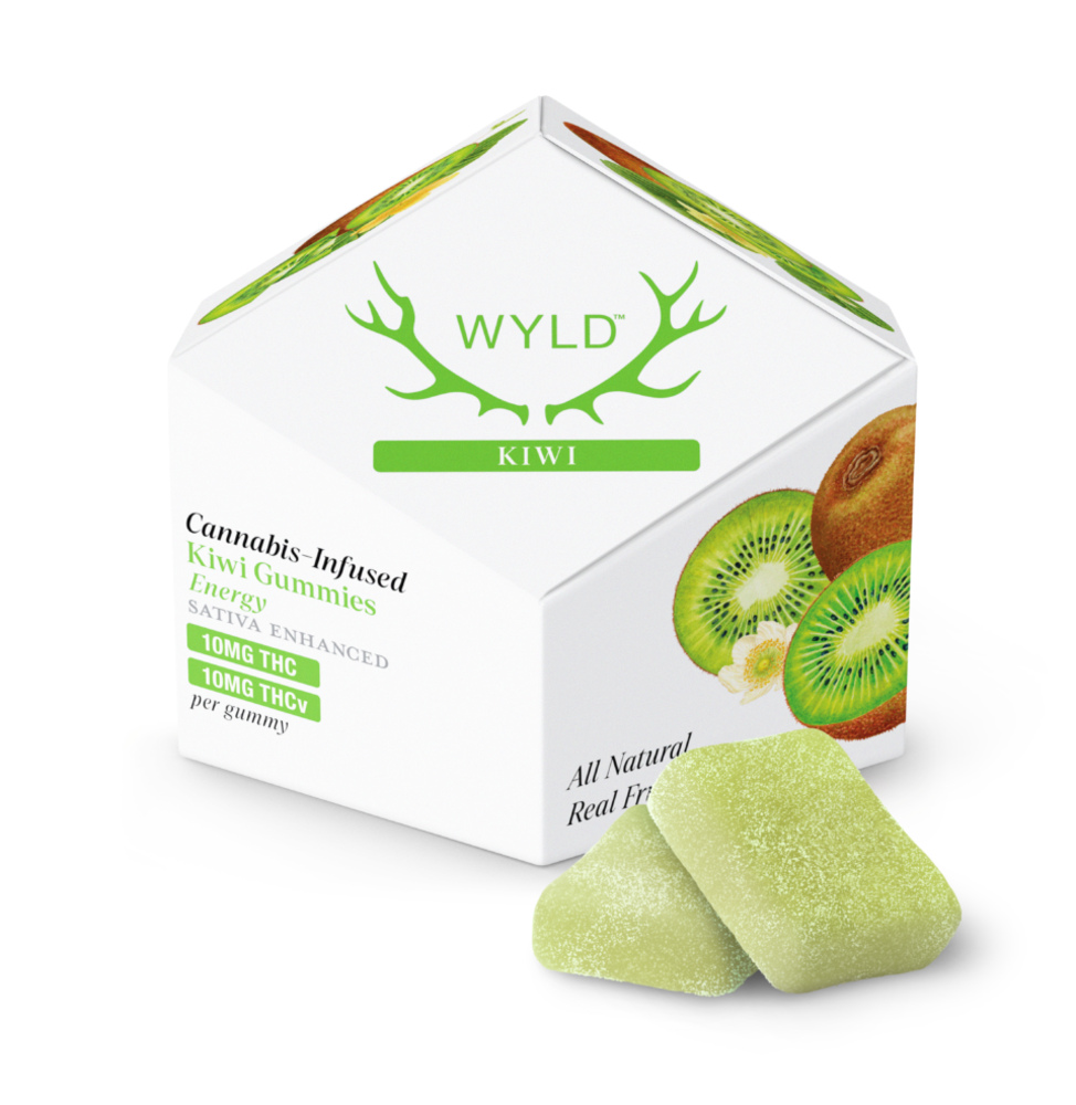 Kiwi 1:1 THCv + Sativa Enhanced Gummies | 100mg
