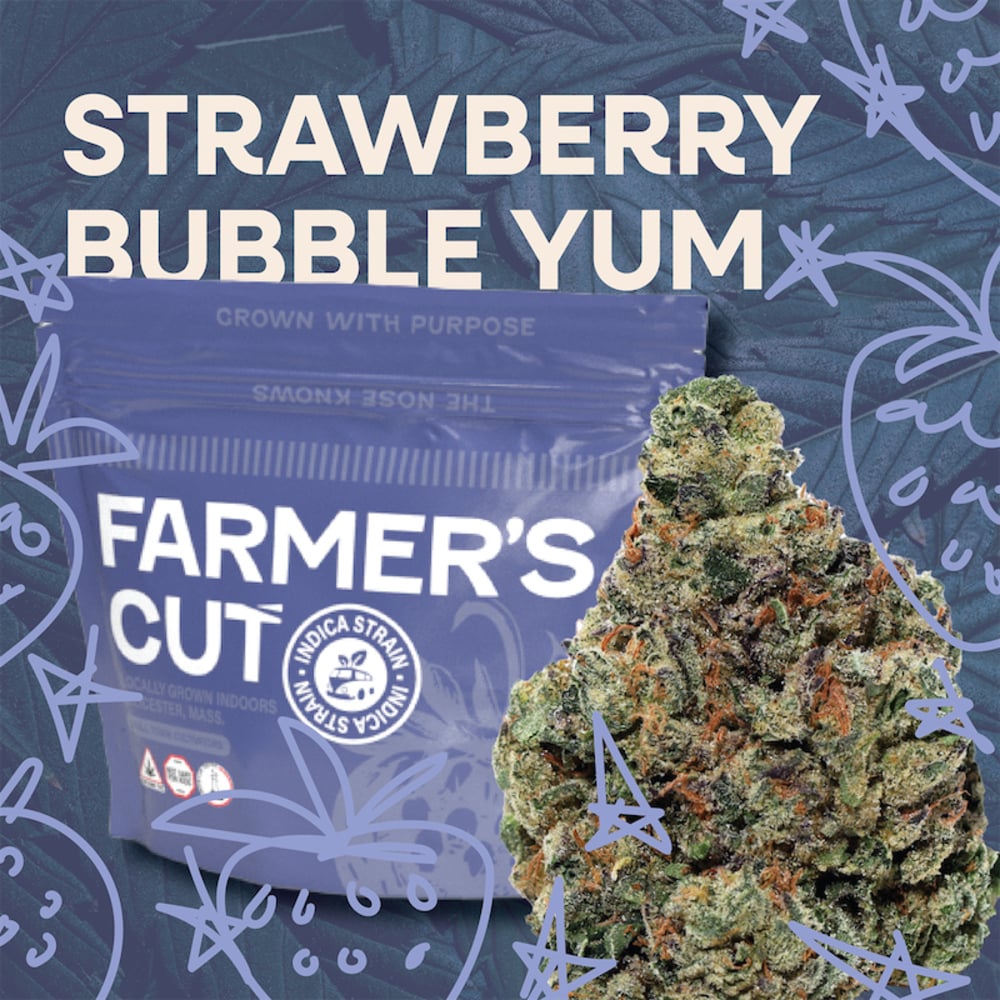 Farmer's Cut - Strawberry Bubble-Yum Flower
