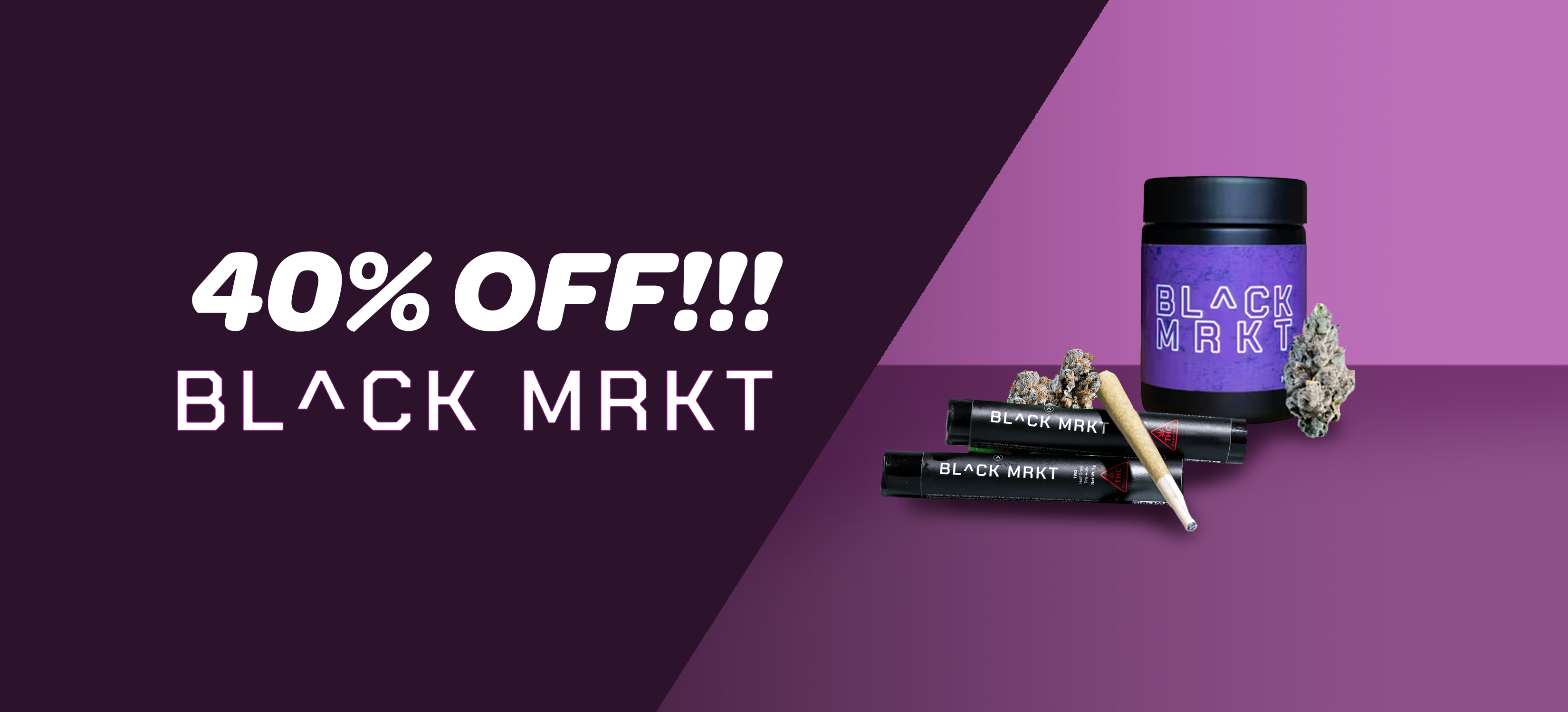 BLVCK MRKT 40% OFF special