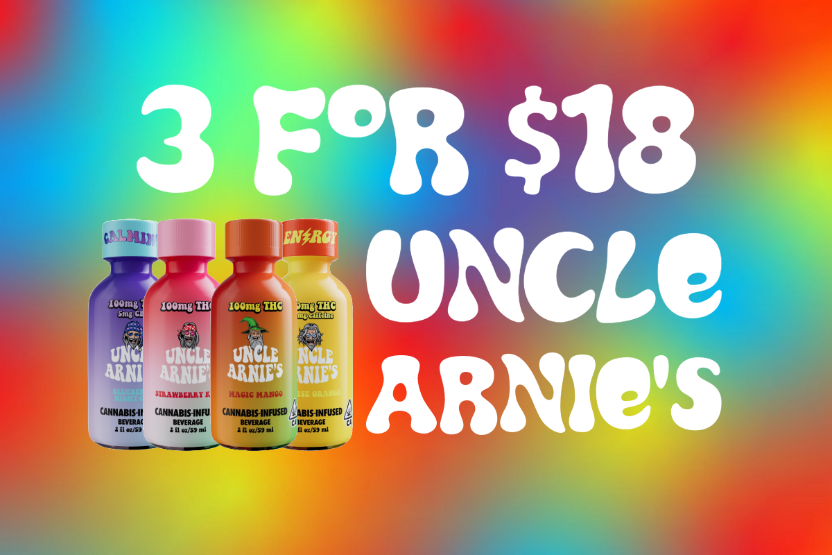 3 for $18 Uncle Arnie's 2oz special