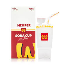 WEEDONALD'S SODA CUP XL GLASS BONG (HEMPER)