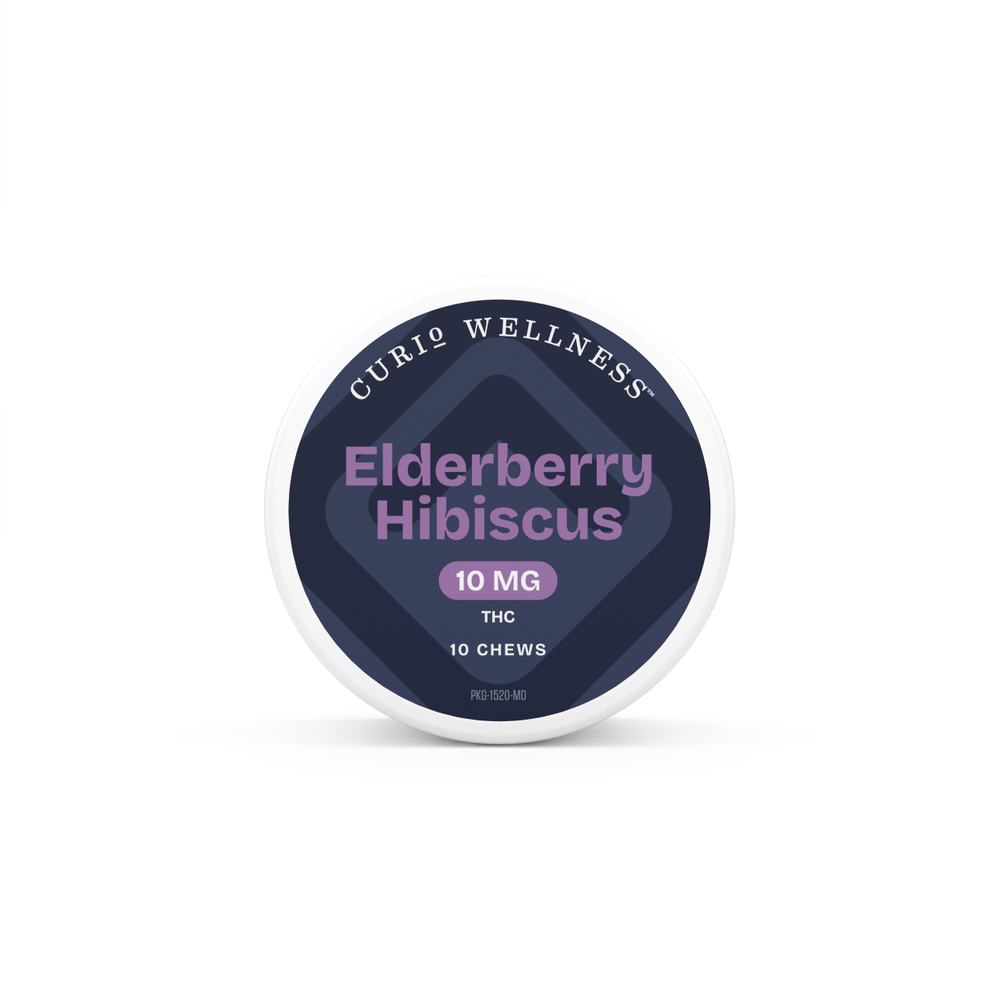 Elderberry Hibiscus Chews | 100mg | 10 pk